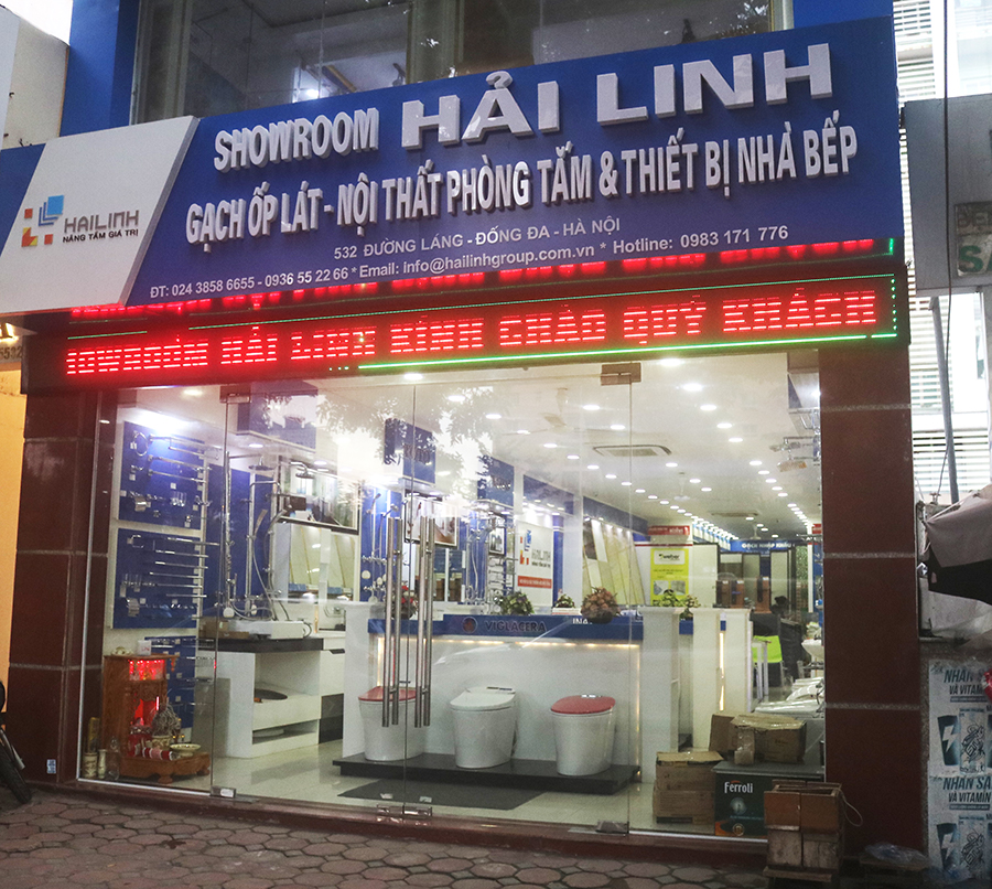 Cửa hàng thiết bị vệ sinh Hải Linh